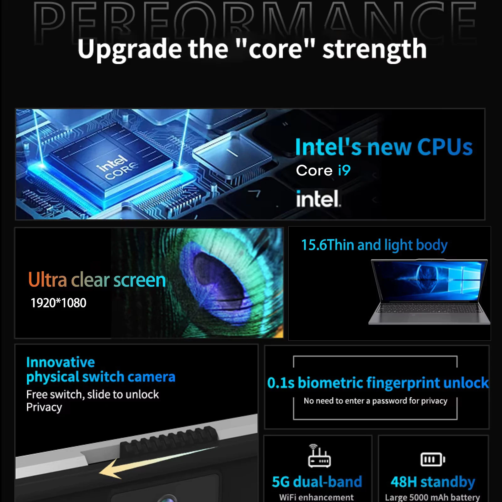 New 15.6" Intel Core i9 8950HK Gaming Laptop - Image 2