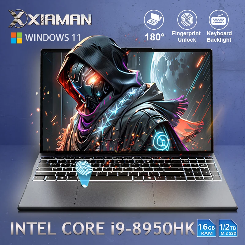 New 15.6" Intel Core i9 8950HK Gaming Laptop