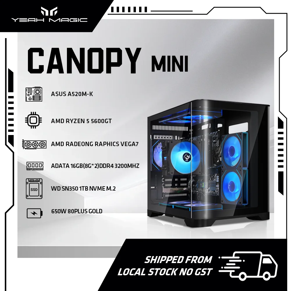 YEAH MAGIC Gaming Desktop AMD Ryzen