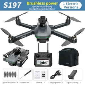 2025 Hot New S197 GPS Large Screen Drone Professional
