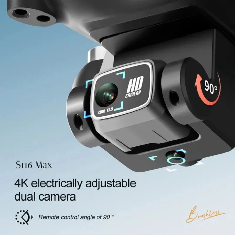 S116 MAX Drone Professional with 3 Batteries - Image 6