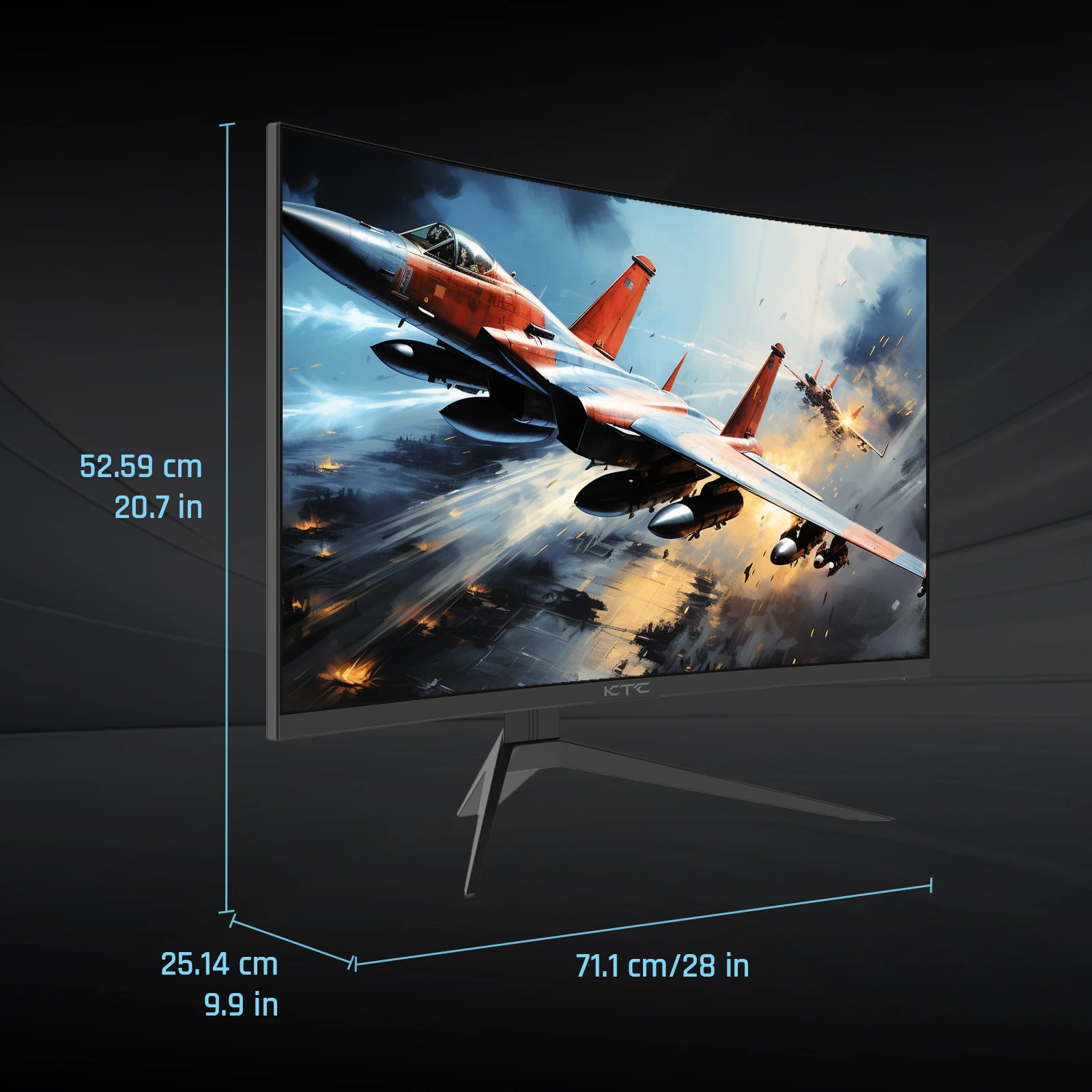 KTC 32 inch 240Hz Curved Gaming Monitor 1500R 1080P - Image 2