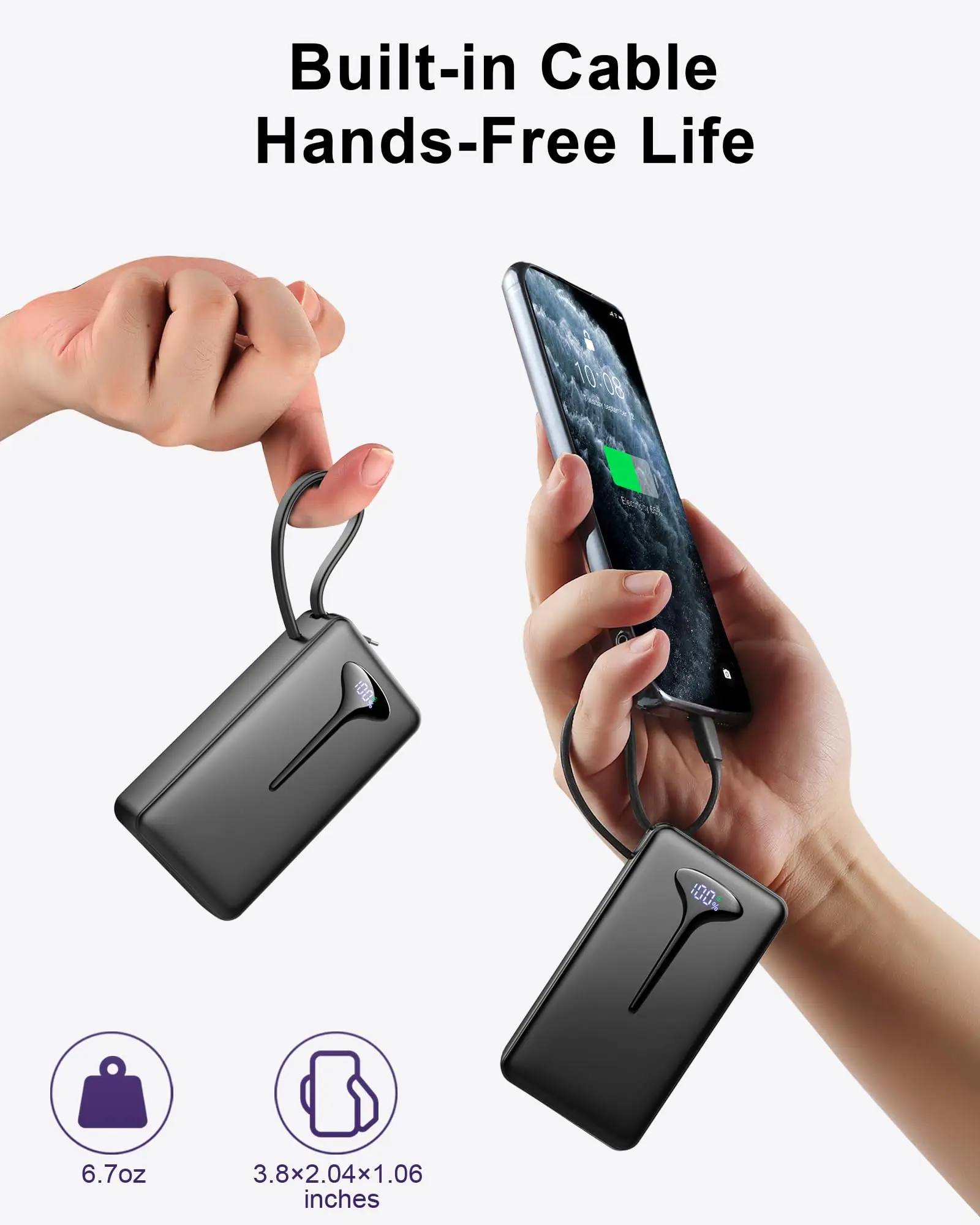 10000mAh Portable Charger Power Bank with 22 - Image 3