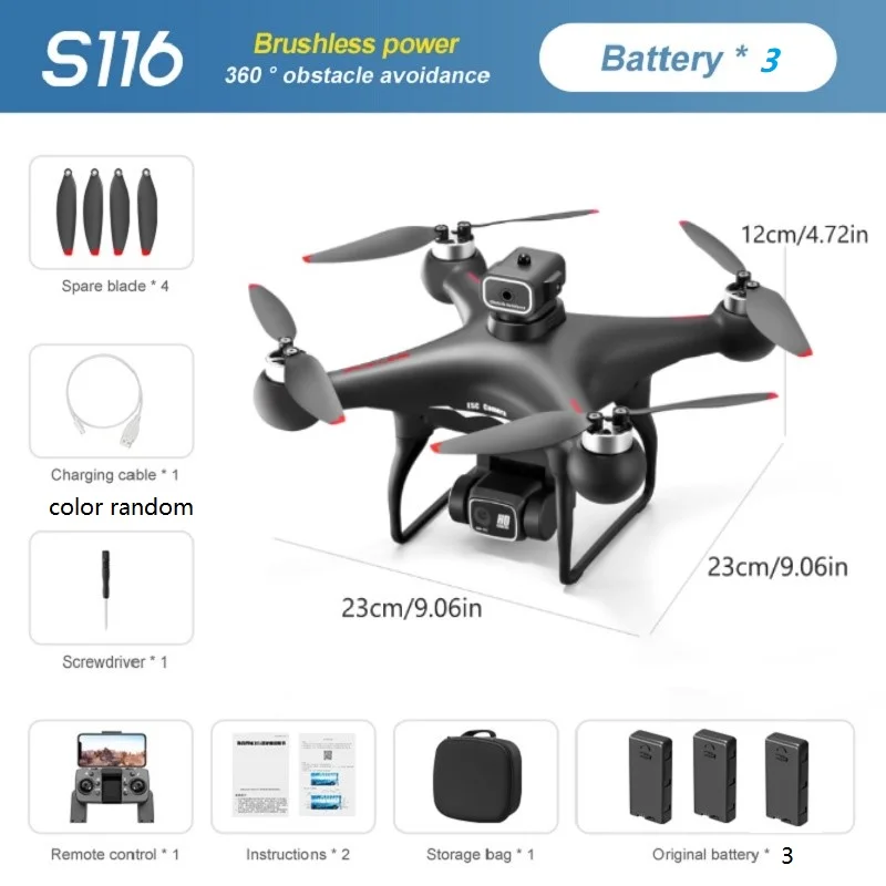S116 MAX Drone Professional with 3 Batteries - Image 7