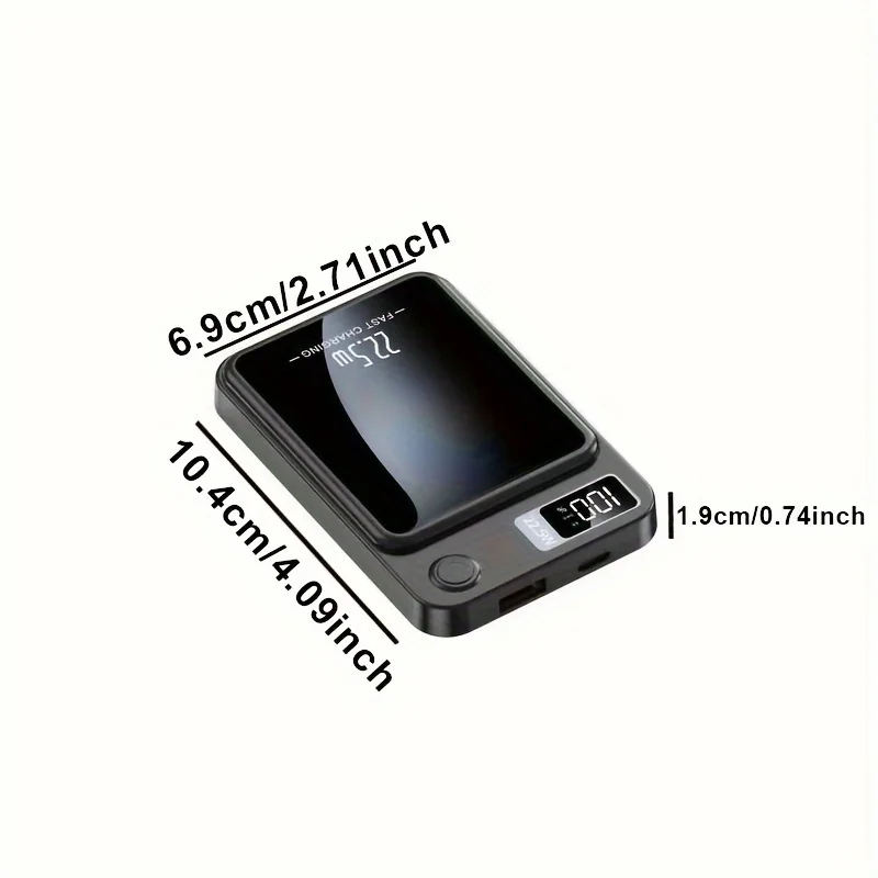 10000 mAh Magnetic Wireless Mobile Power - Image 2