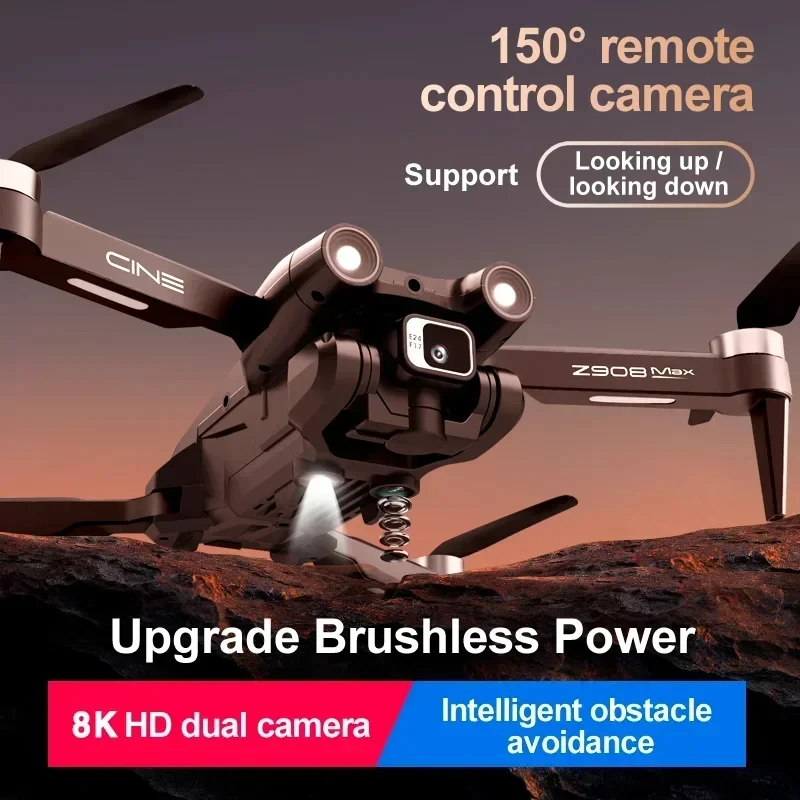 Z908 Pro Max GPS Drone Brushless 8K HD Dual Camera - Image 5