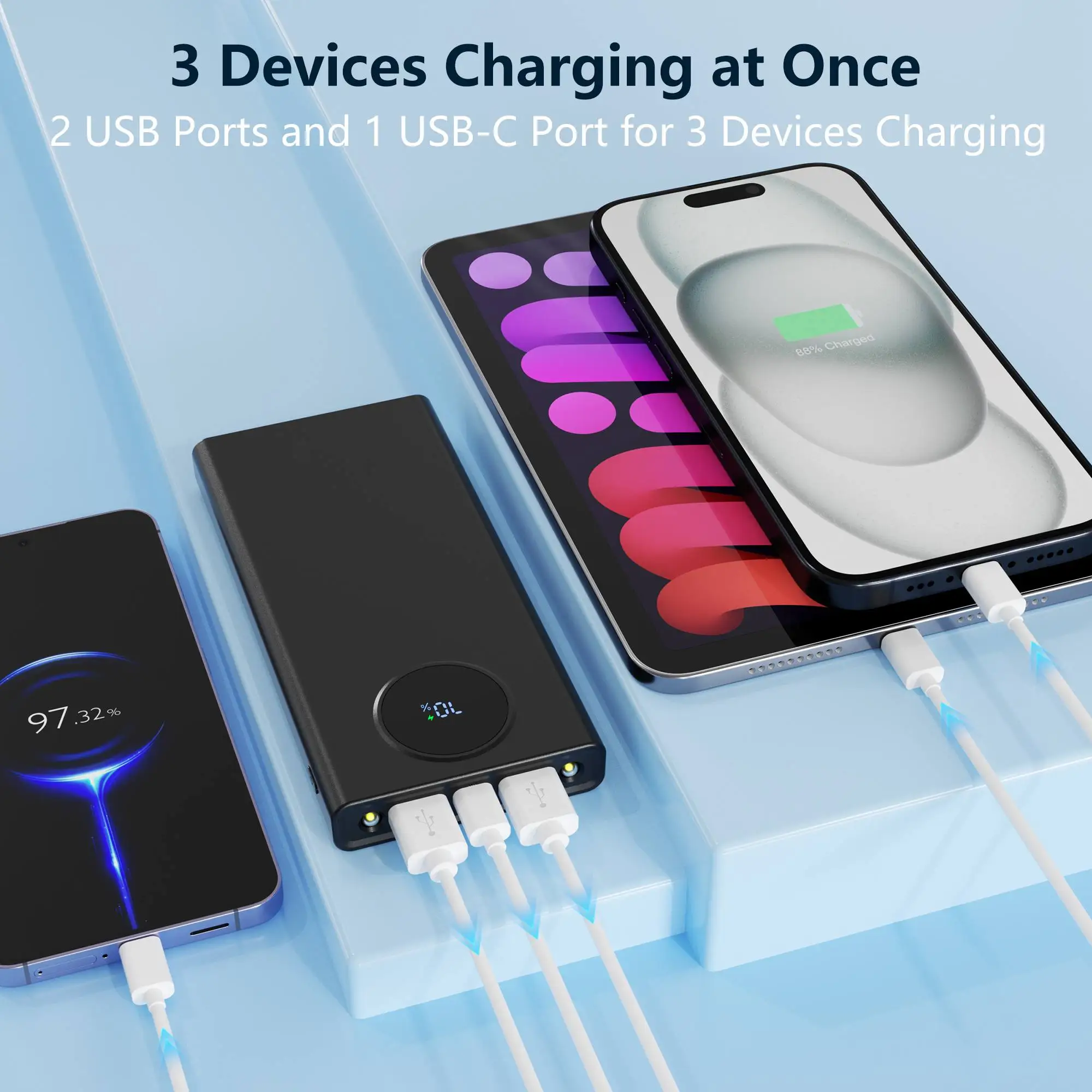 Portable Charger 10000mAh PD 22.5W Power Bank - Image 2